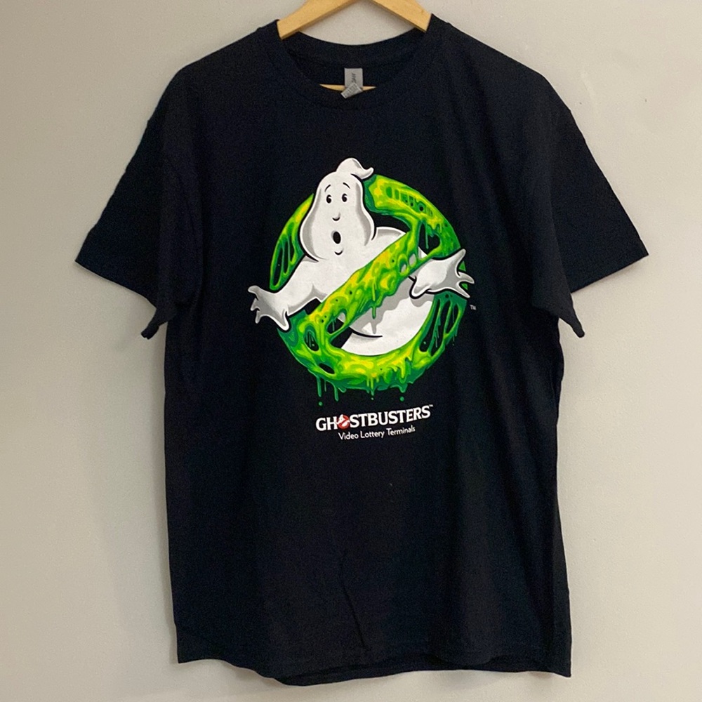 Ghostbusters Gold Rush Gaming black short sleeves T-shirt size L
